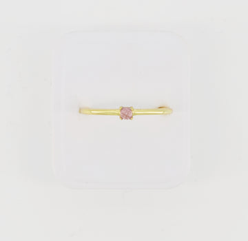 Zita Rose Quartz Stacker Ring